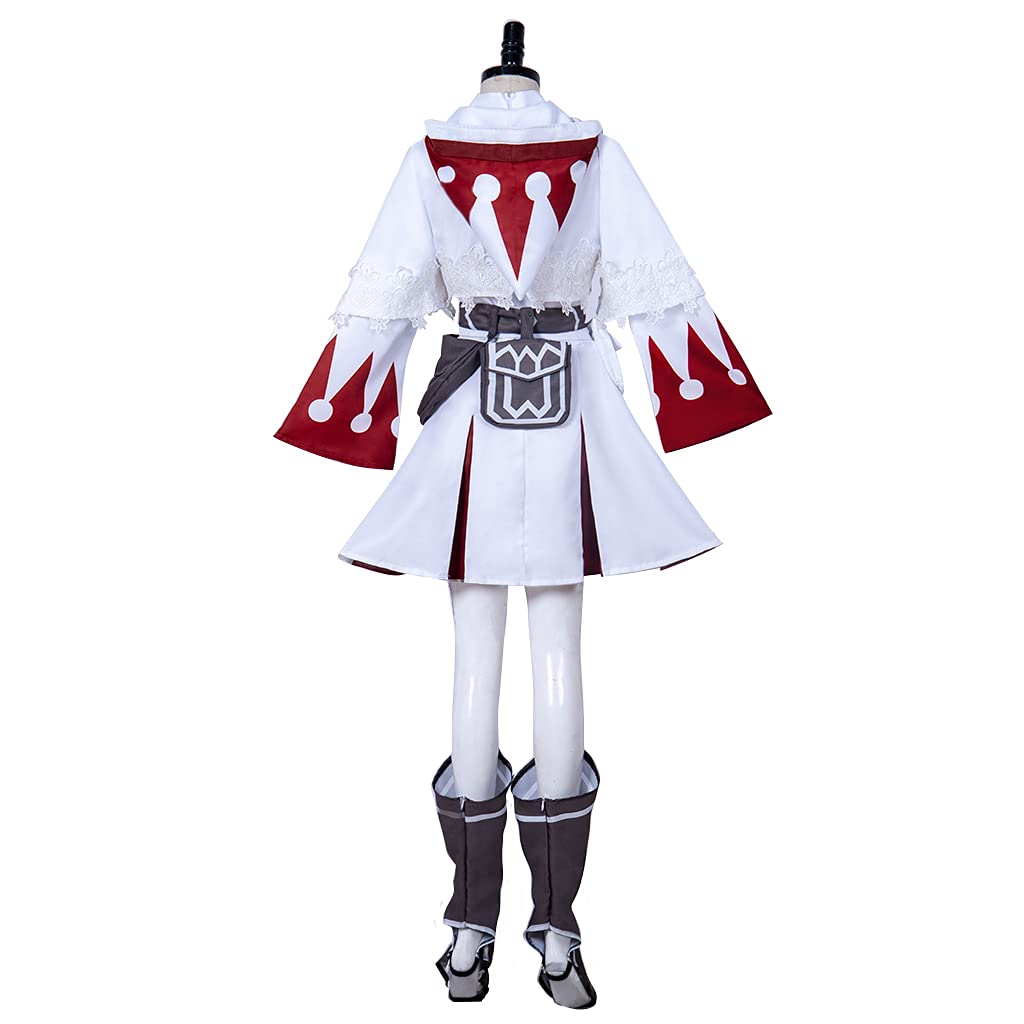 White Mage Cosplay Dress for Women - DIY Costume for Final Fantasy, Halloween & Anime Conventions