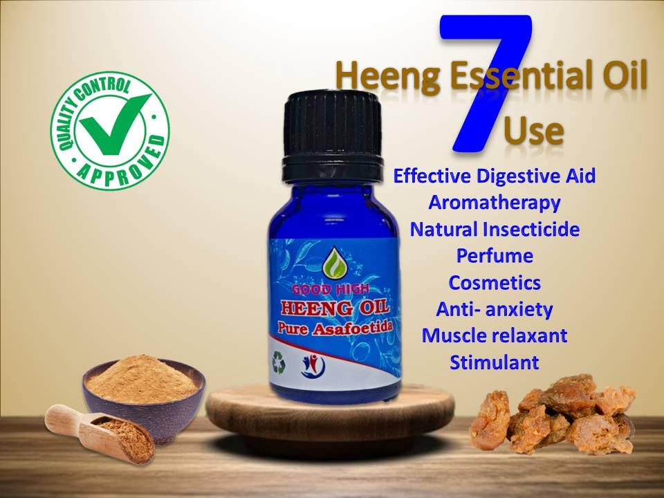 Pure Natural Organic Vegan Asafoetida (Heeng) Essential Oil - Undiluted, 10mL for Aromatherapy, Personal Care & Ayurvedic Remedies - Perfect for Relaxation, Meditation & Holistic Wellness