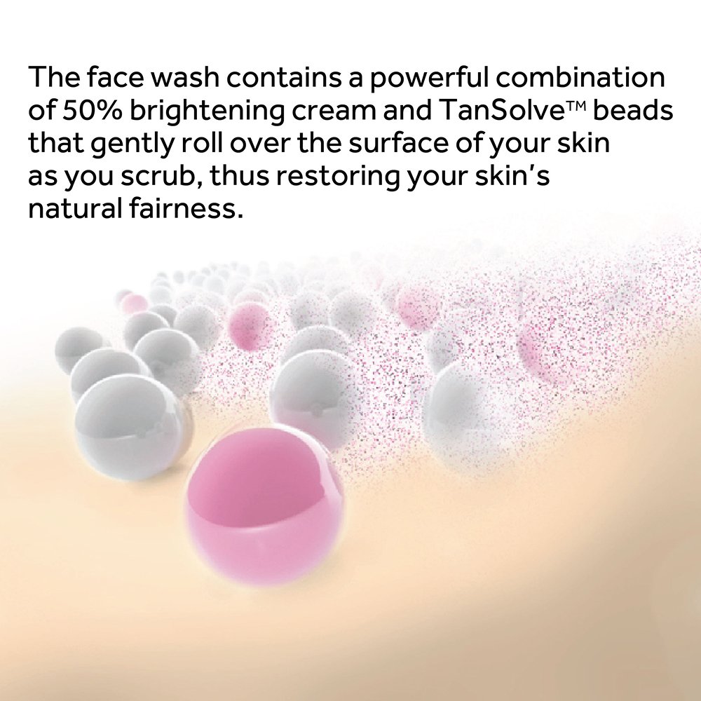 POND'S Bright Beauty Face Scrub - Deep Cleansing & Gentle Exfoliator for Blackhead Removal & Sun Tan - 50g Gel Face Wash for Glowing Skin - Perfect for Daily Skincare & Post-Sun Care Routine