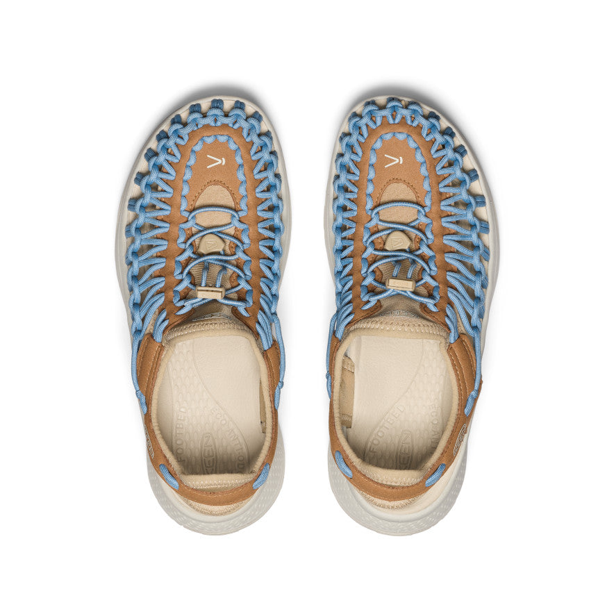 Women's UNEEK Astoria Sandals | Chipmunk/Faded Denim | Comfortable Outdoor Walking Shoes for Beach, Travel & Summer Activities