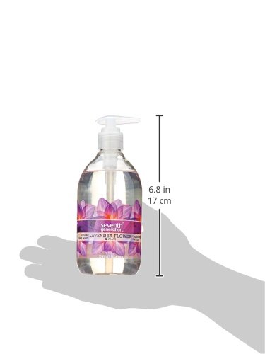 Seventh Generation Lavender Flower & Mint Hand Wash, 12oz - Gentle & Natural Soap for Kitchen, Bathroom & Sensitive Skin