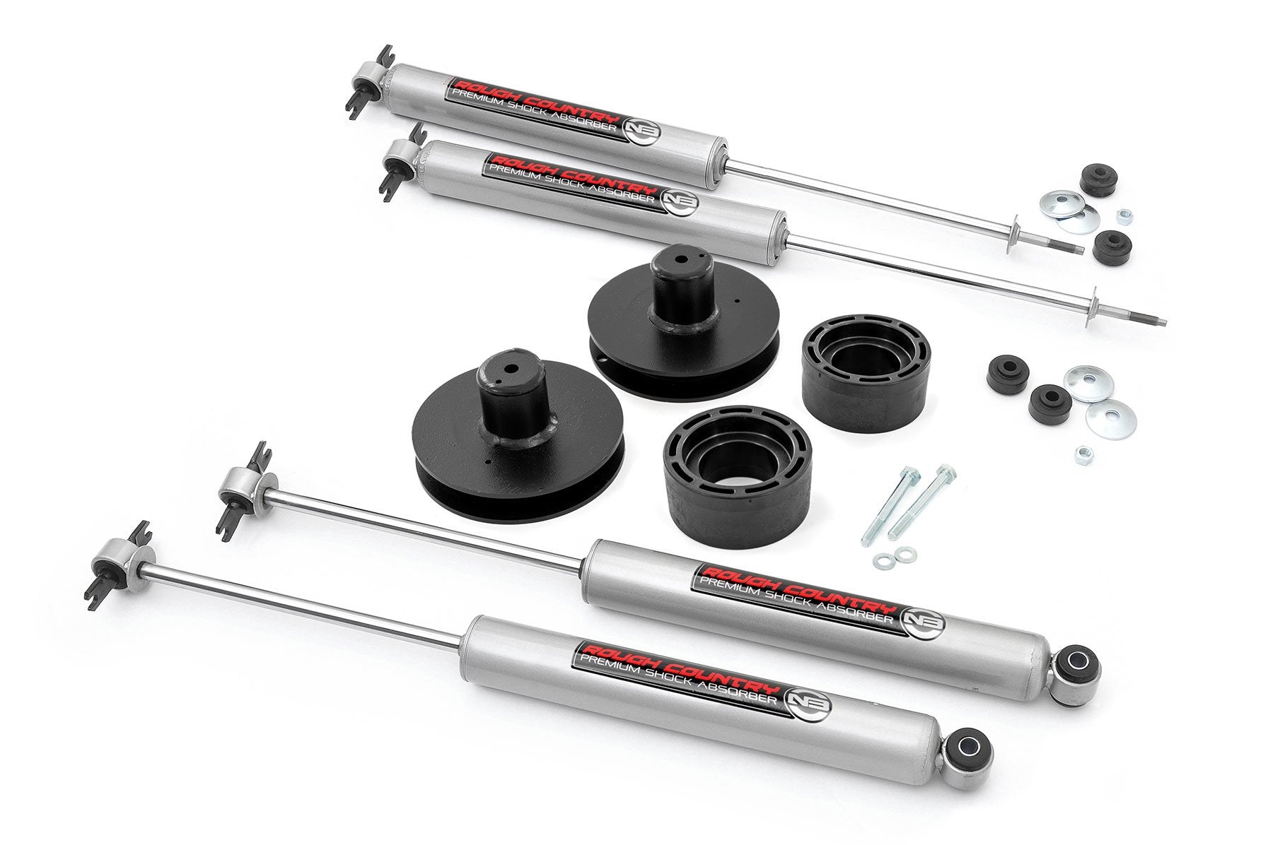 2 Inch Lift Kit for Jeep Wrangler TJ (1997-2006) & Wrangler Unlimited (2004-2006) - Heavy Duty Suspension System N3 65830 - Off-Road Adventure & Trail Riding Upgrade