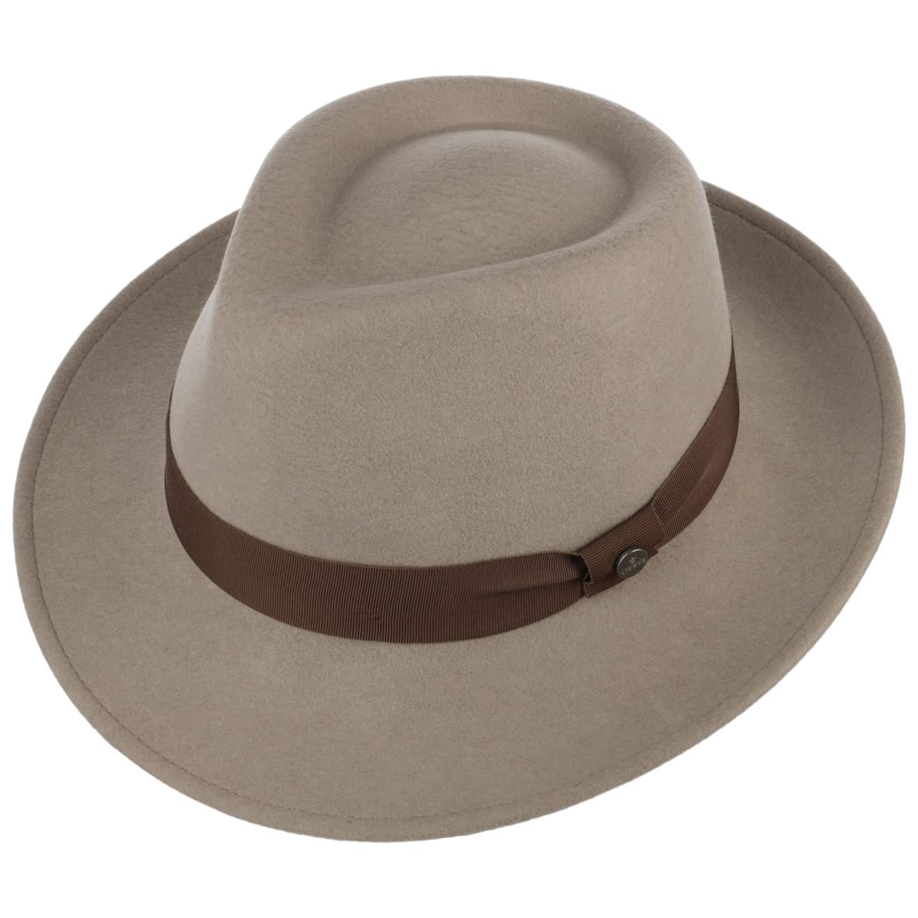 Lierys City Felt Hat for Women & Men - Classic Wool Fedora with Wide Brim - Perfect for Outdoor, Travel, and Fashion Accessories