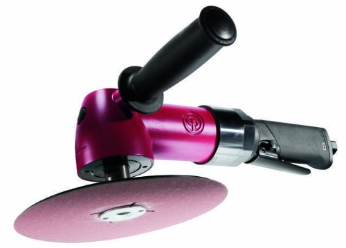 Chicago Pneumatic CP7269S 7-Inch Angle Sander - Heavy Duty Air Powered Grinder for Metal, Wood & Concrete - Perfect for Sanding, Grinding & Polishing in Auto Shops & Construction Sites
