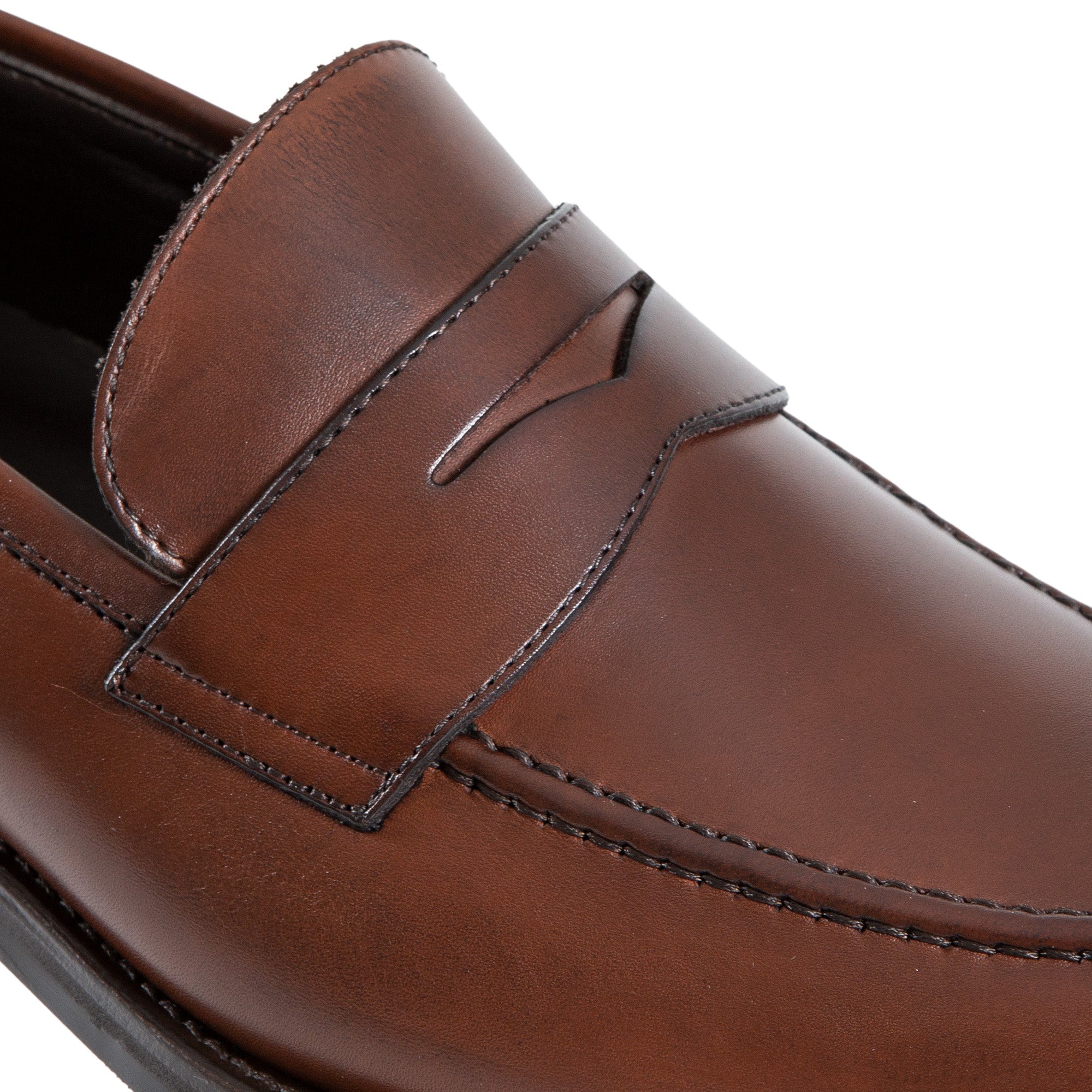 HENRY SARTORIAL Blake Loafers for Men - Genuine Leather Brown Slip-On Dress Shoes - Perfect for Business, Office & Formal Occasions