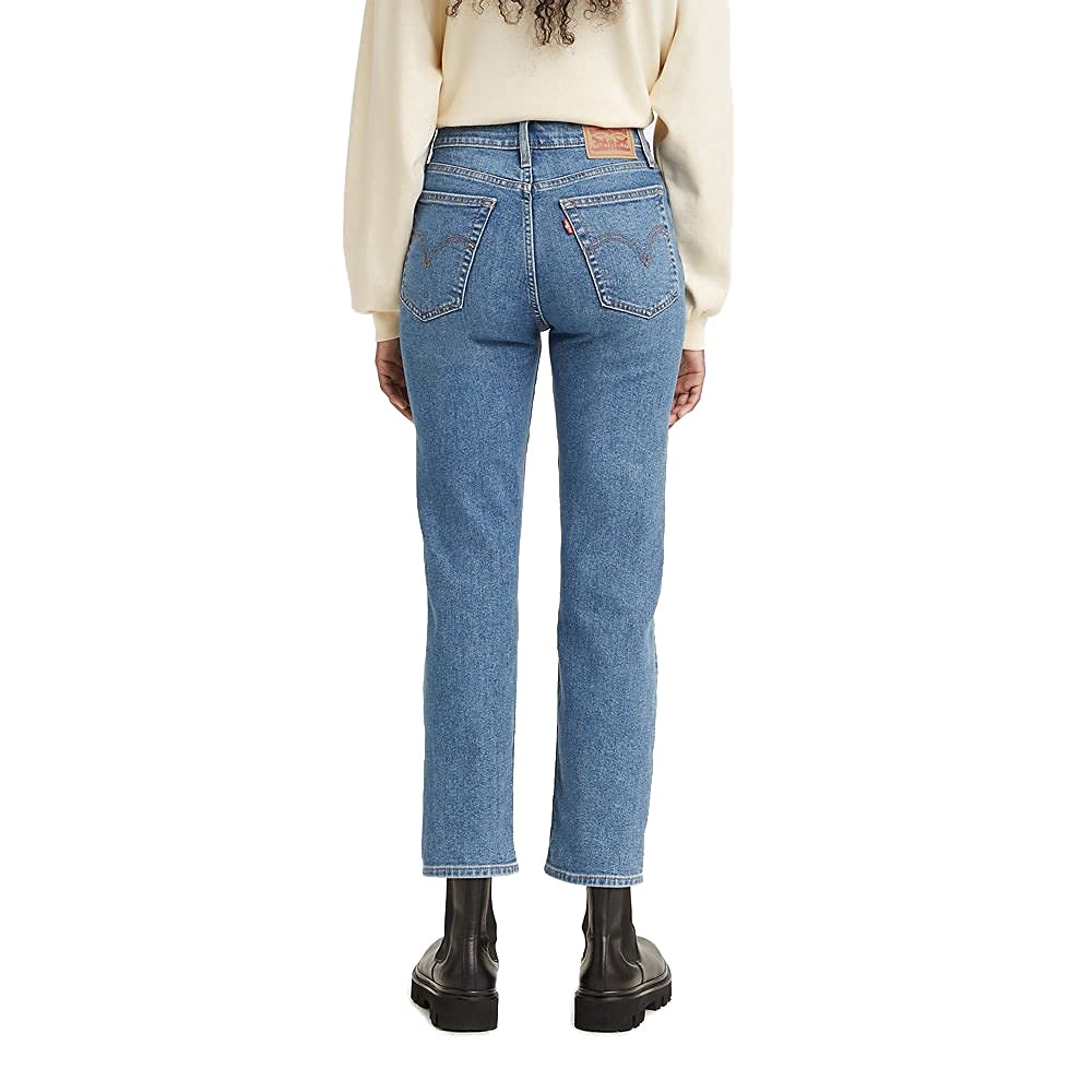 Levi's Women's Wedgie Straight Jeans - High Waist Slim Fit Denim Pants for Everyday Wear | Perfect for Casual Outfits, Work & Date Nights