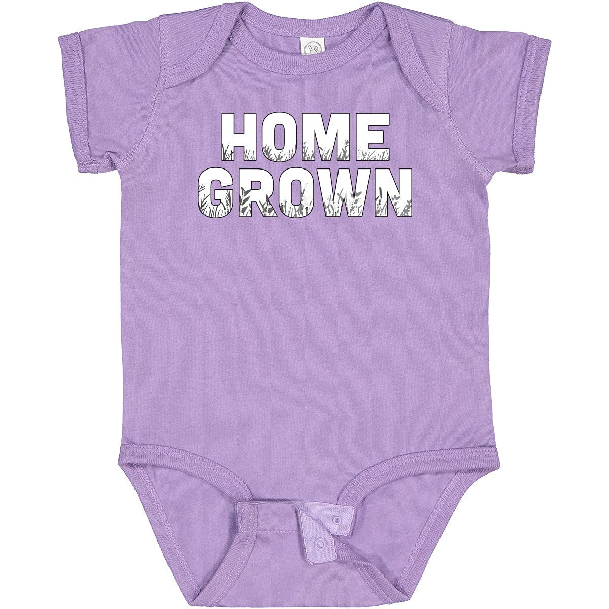 Inktastic Home Grown Baby Bodysuit - Organic Cotton Onesie for Newborns & Infants - Perfect for Family Photos, Playdates & Everyday Wear