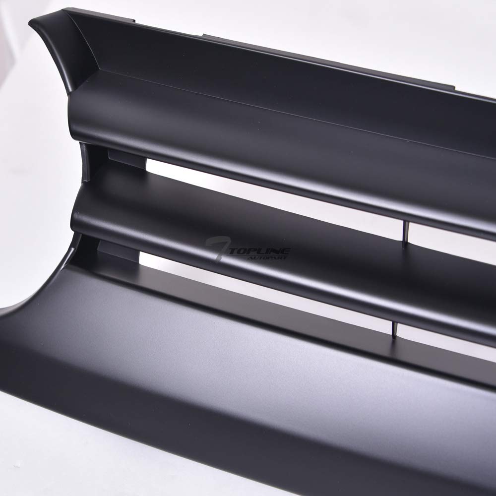 1993-1998 VW Golf GTI & 1995-1999 Cabrio MK3 Glossy Black Front Bumper Grille Replacement - Horizontal Style for Enhanced Airflow & Sporty Look | Perfect for Car Upgrades & Restoration Projects