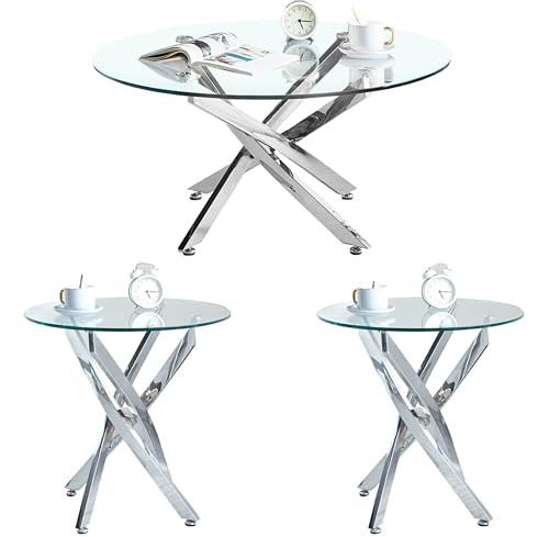 3 Piece Set(round) - Silver