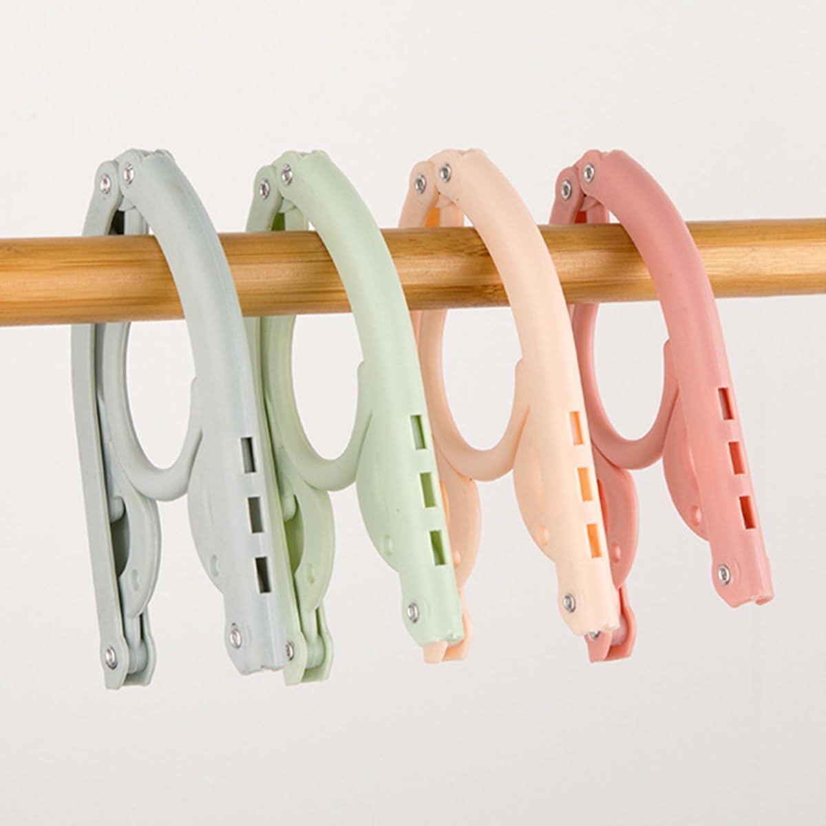 10 Pack Foldable Travel Hangers - Portable Clothes Hangers for Suitcase, Camping, Cruise Ship | Space Saving Closet Organizer for Home & Travel Accessories