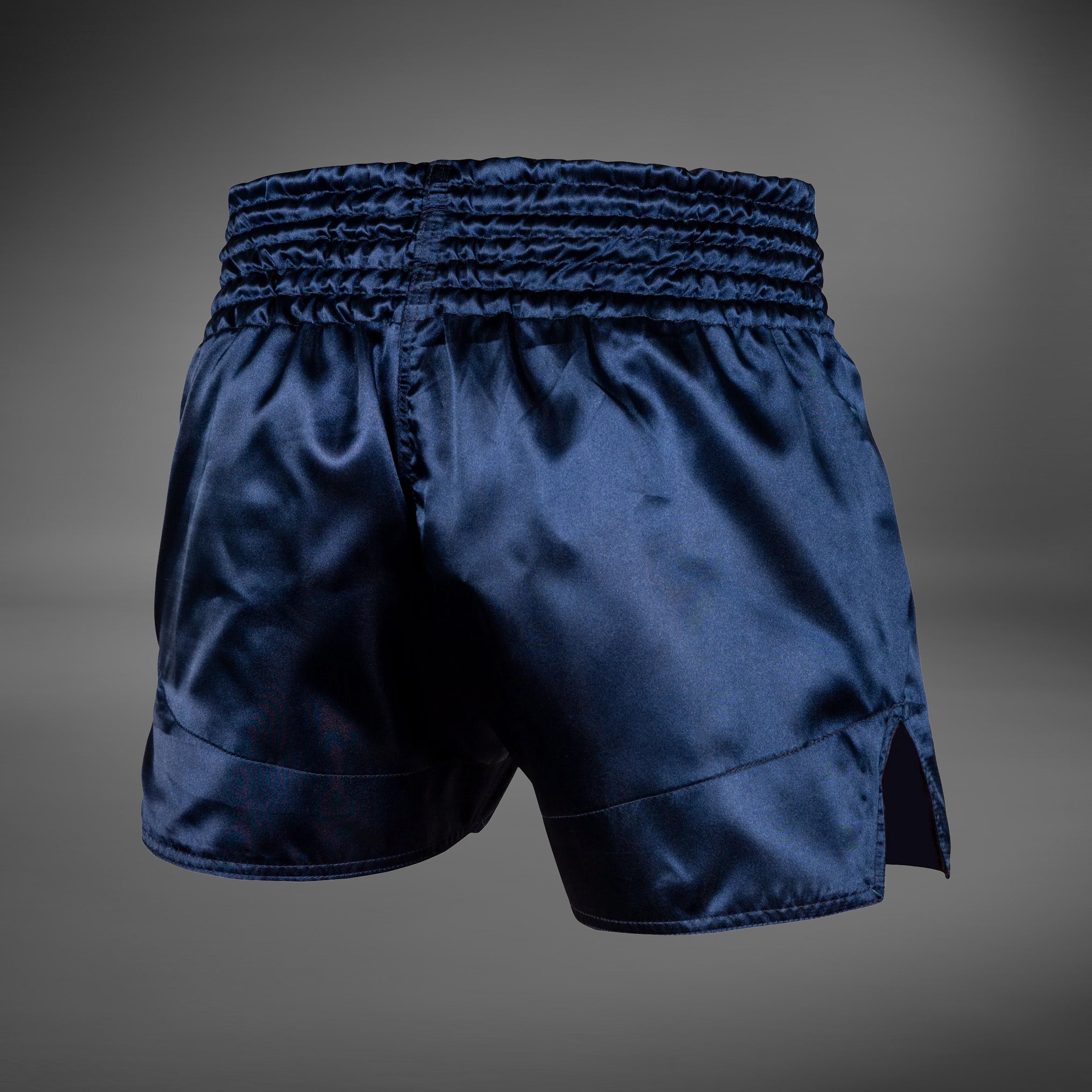 Venum Classic Muay Thai Shorts - Navy Blue & White MMA Training Shorts for Kickboxing, Muay Thai & Combat Sports | Lightweight & Breathable Fightwear