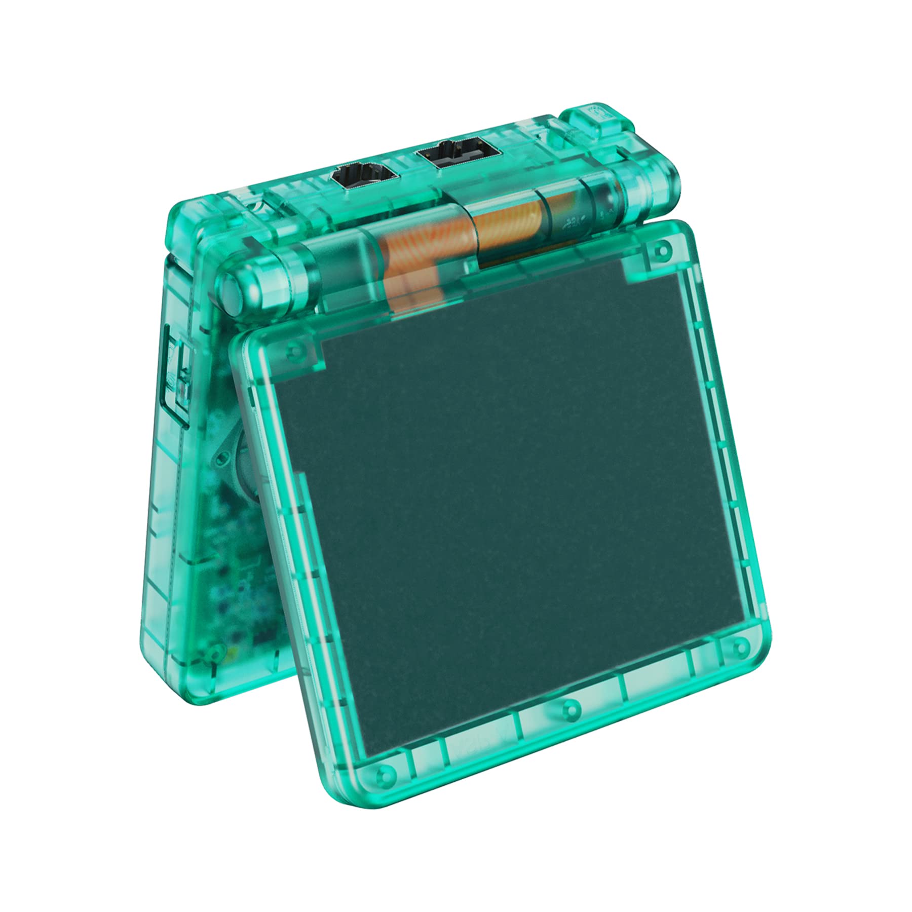 eXtremeRate Emerald Green Replacement Shell for Gameboy Advance SP GBA SP - Compatible with IPS & Standard LCD Screens - DIY Custom Housing Case - Perfect for Gaming Enthusiasts & Retro Console Modding (Console Not Included)