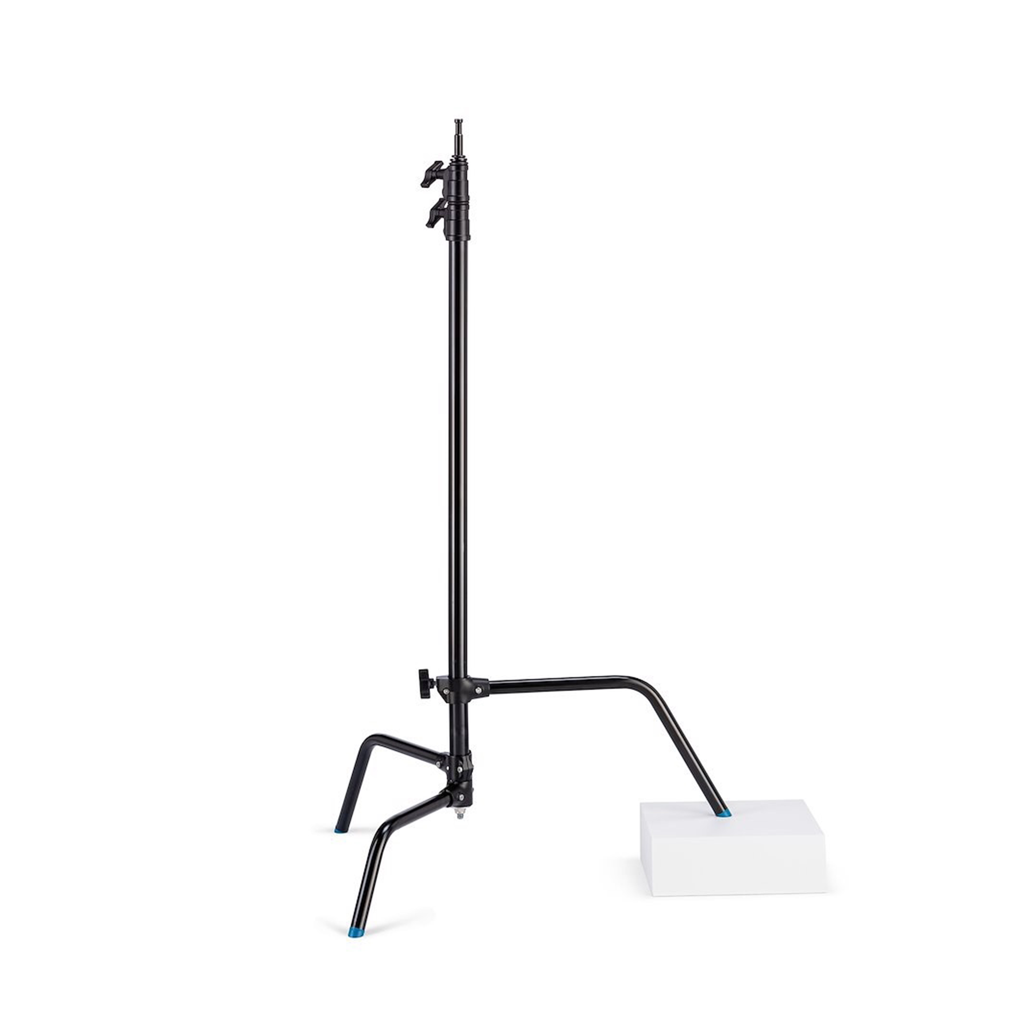 Avenger A2033LCB 40 Sliding Leg C Stand with Base & Column - 10.75' Heavy Duty Black Lighting Stand for Photography, Video & Studio Production - Perfect for Backdrops, Lights & Equipment Support