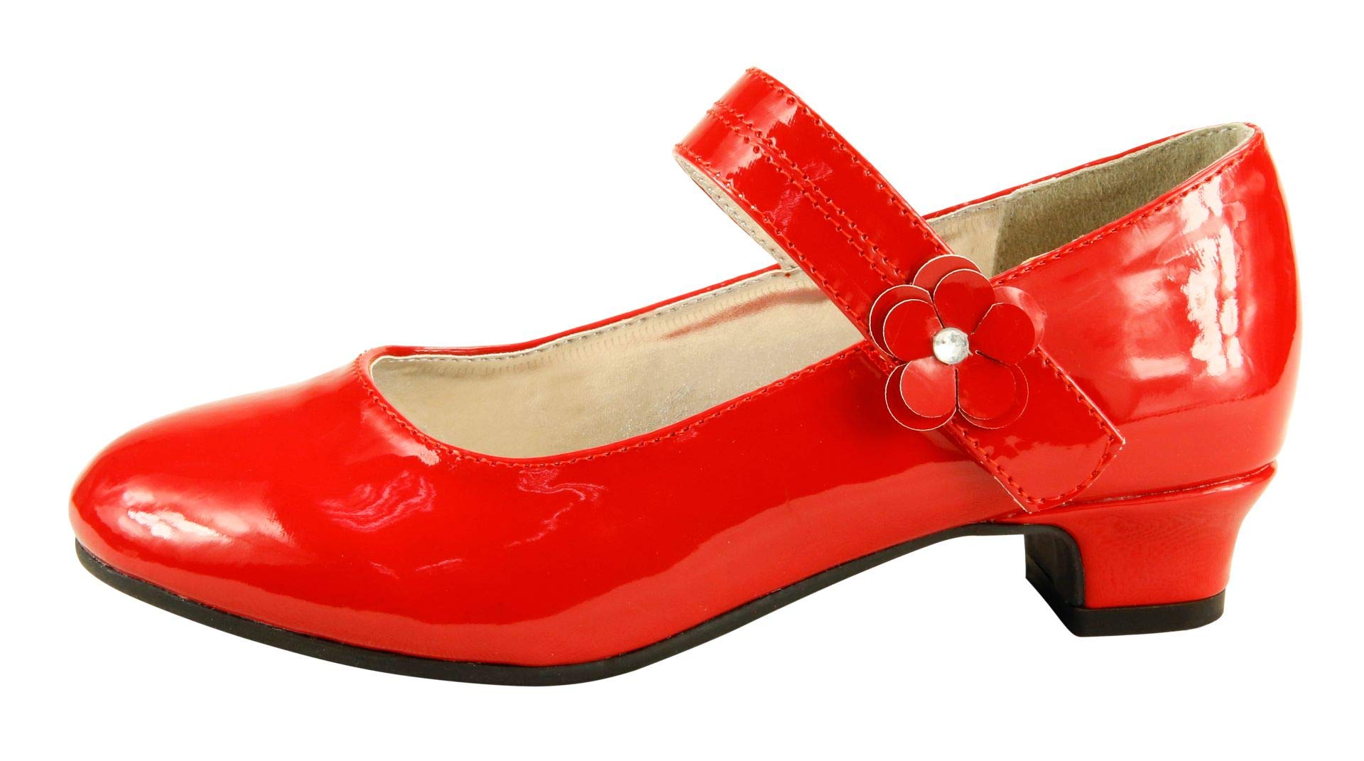 Sparkly Girls' Dress Shoes - The Doll Maker Glitter Pumps for Toddler, Little & Big Kids | Perfect for Parties, Weddings & Special Occasions