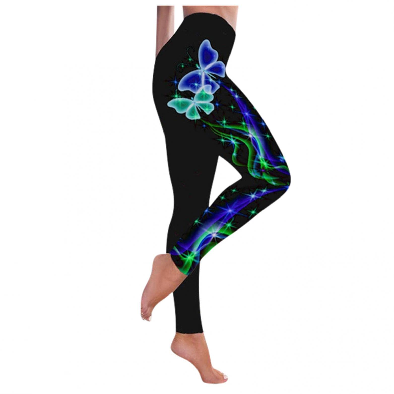 Best Women's High Waisted Yoga Pants - Tummy Control Workout Leggings with Butt Lifting Design - Plus Size Activewear for Gym, Running & Lounge Wear