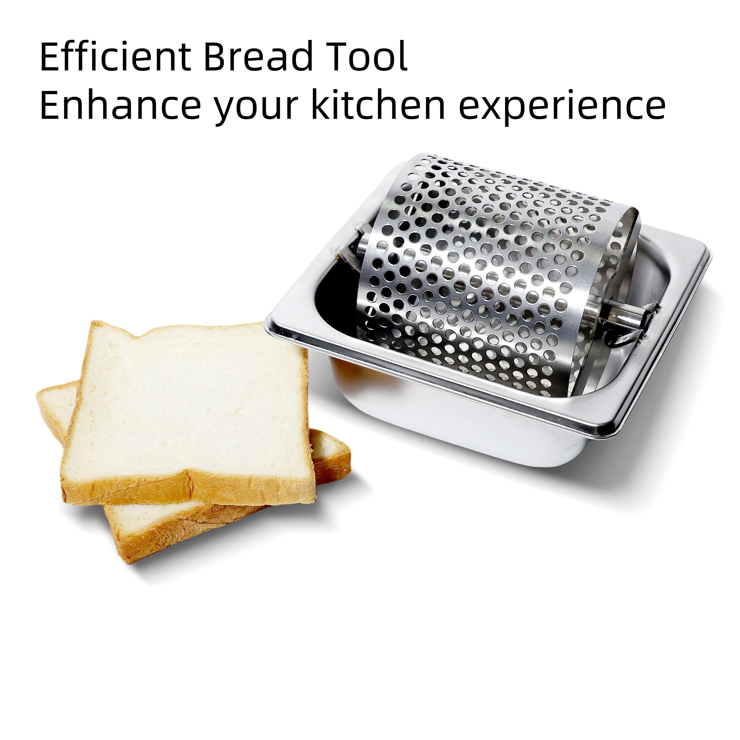 Stainless Steel Bun Butter Roller for Griddle - Even Butter Spreader for Bread, Buns & Toast - Perfect BBQ, Camping & Grilling Cooking Tool - Ideal for Outdoor Cooking, Breakfast & Sandwiches