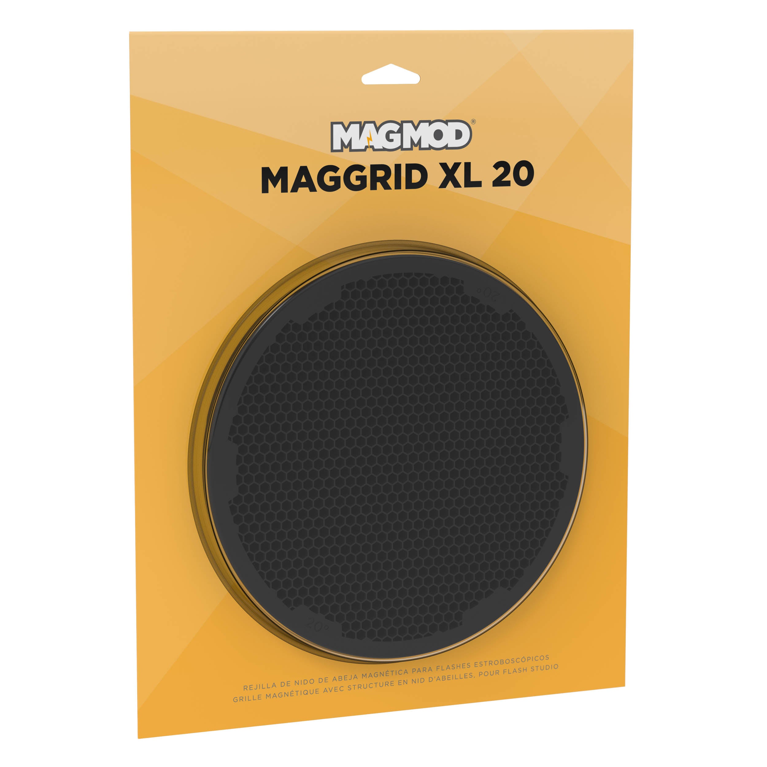MagGrid XL 20 Collapsible Magnetic Honeycomb Grid - Professional Photography Light Modifier for Soft Diffused Lighting | Perfect for Studio, Portrait, and Product Photography