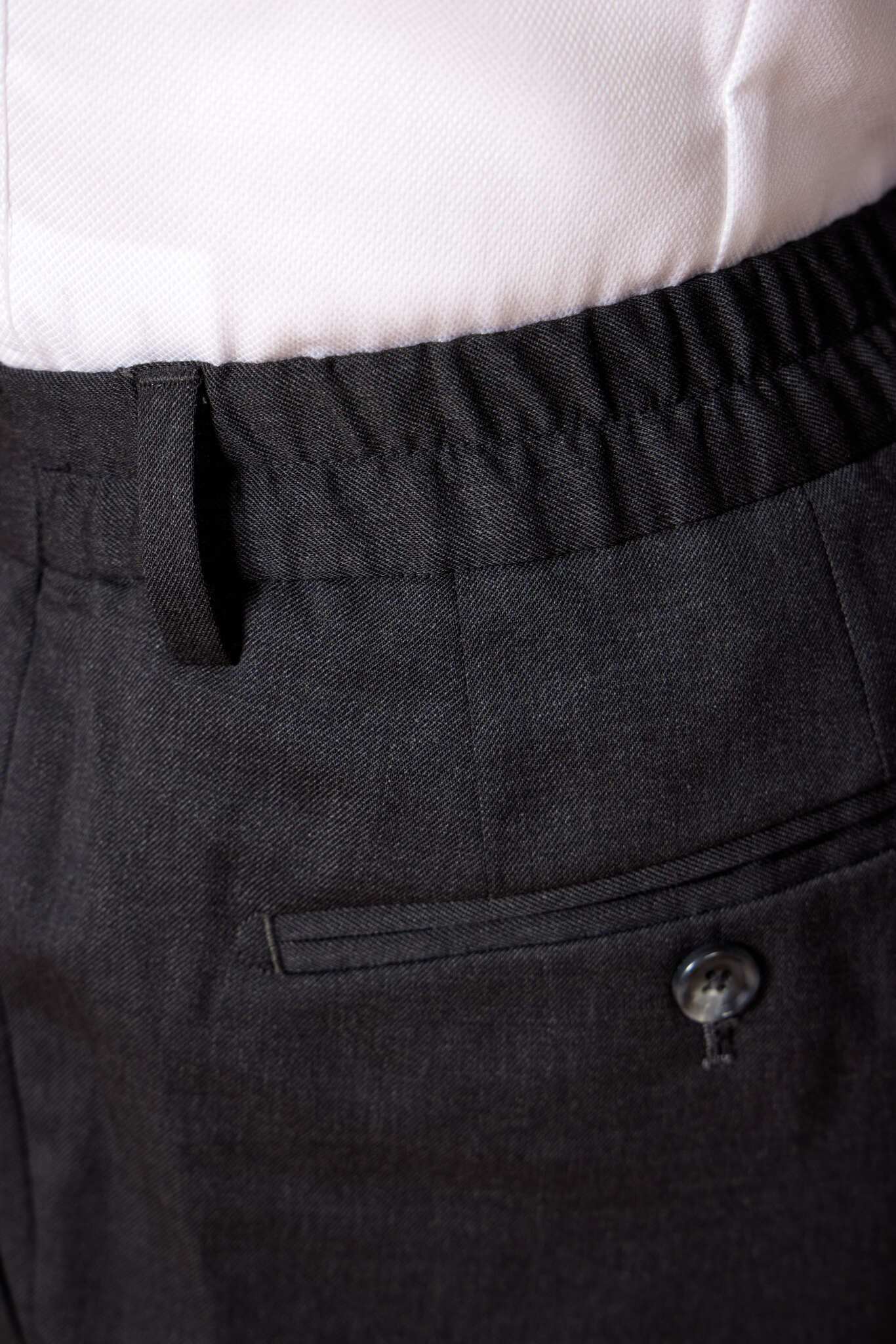 SARTORIAL EDGE Stretch Dress Pants for Men - Comfortable Slim Fit Black Office Trousers - Perfect for Business, Work & Formal Occasions