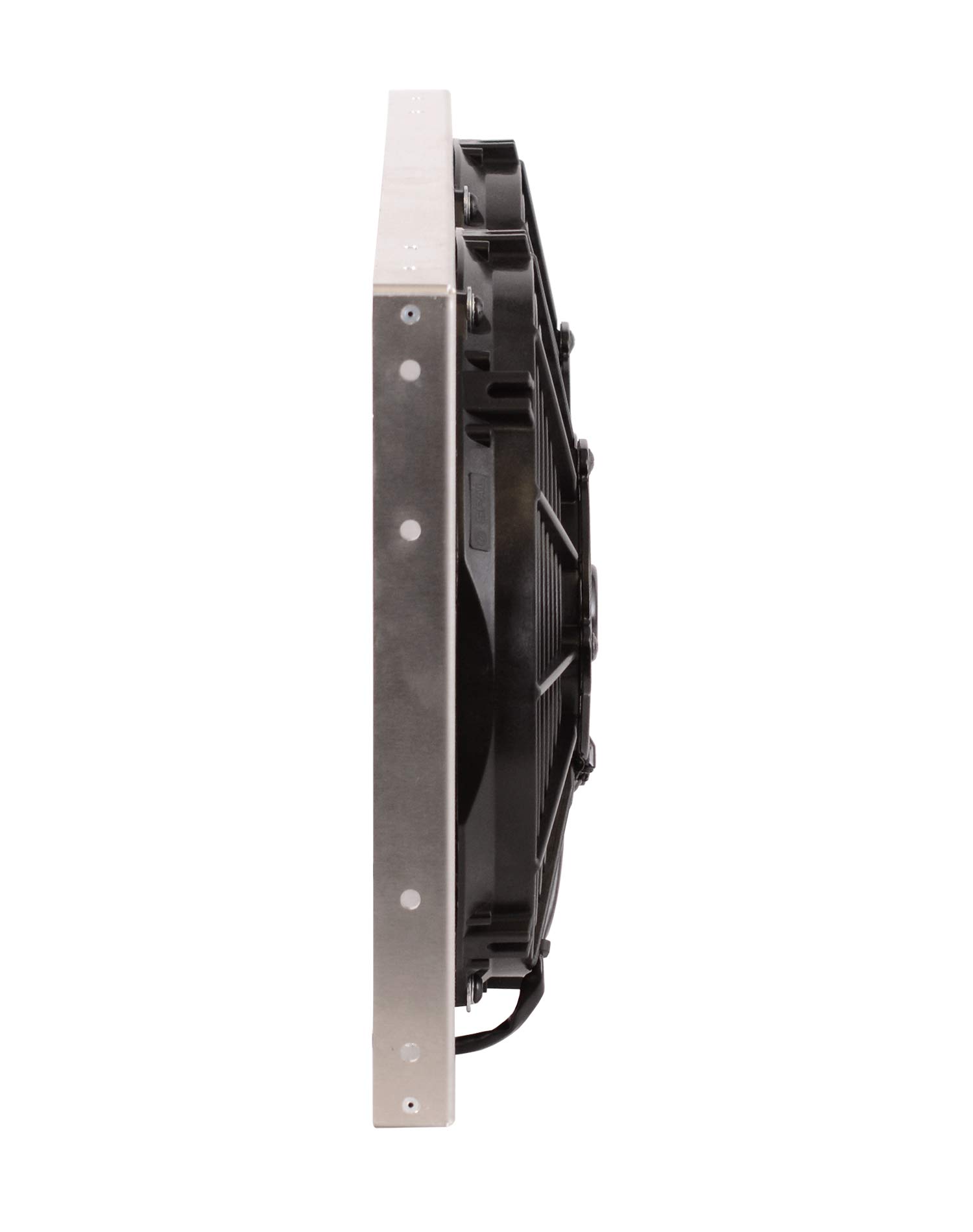 Derale 16812 High Performance Dual Electric Radiator Cooling Fan - Perfect for Jeep Wrangler, Chevy Silverado & Ford F-150 Off-Road & Towing Applications