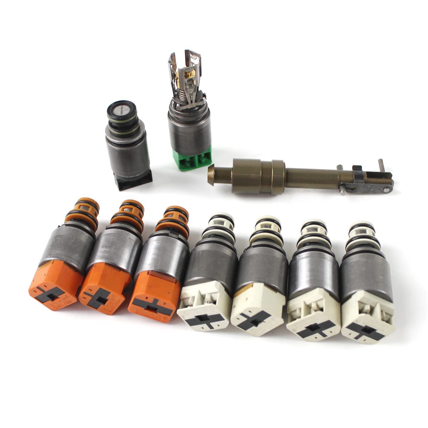 9Pcs 8HP45 8HP70 8HP90 Transmission Solenoid Kit 1087-298-388 - Compatible with 8HP45/8HP70/8HP90 8-Speed Mechatronics Transmission - Replacement Solenoid Pack with 3-Month Warranty - Perfect for BMW, Audi, Mini, Land Rover Transmission Repairs