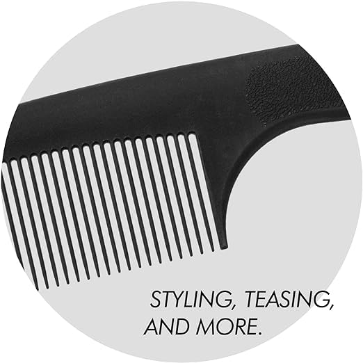 Stylish Pocket Combs for Women with Handle - Compact & Portable Hair Comb Set (Pack of 3) - Perfect for Travel, Purse & On-the-Go Grooming