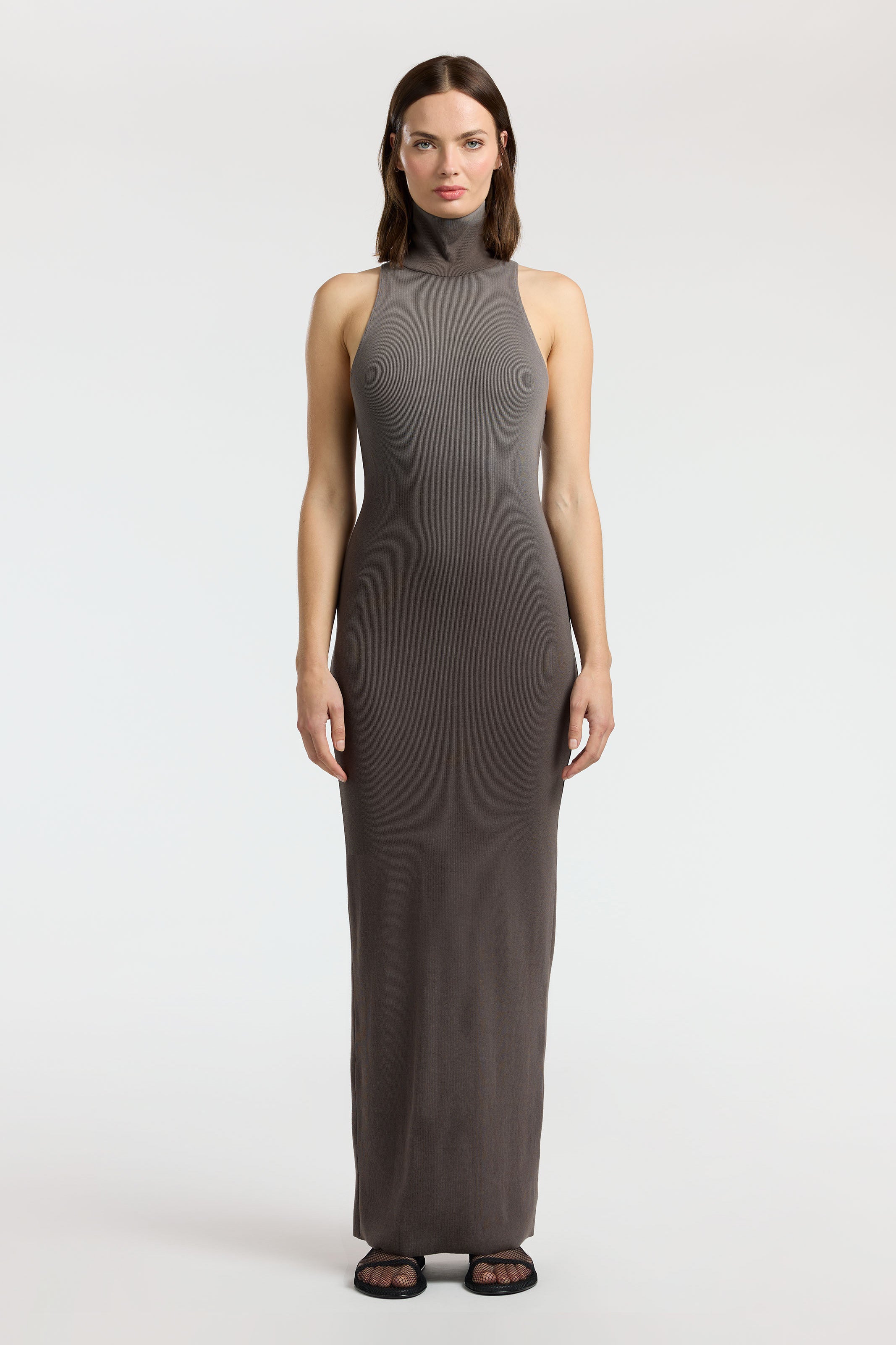 Verona Sleeveless Maxi Dress for Women - Flowy Summer Beach Dress with Side Slit, Boho Chic Long Dress for Vacation, Party & Evening Wear