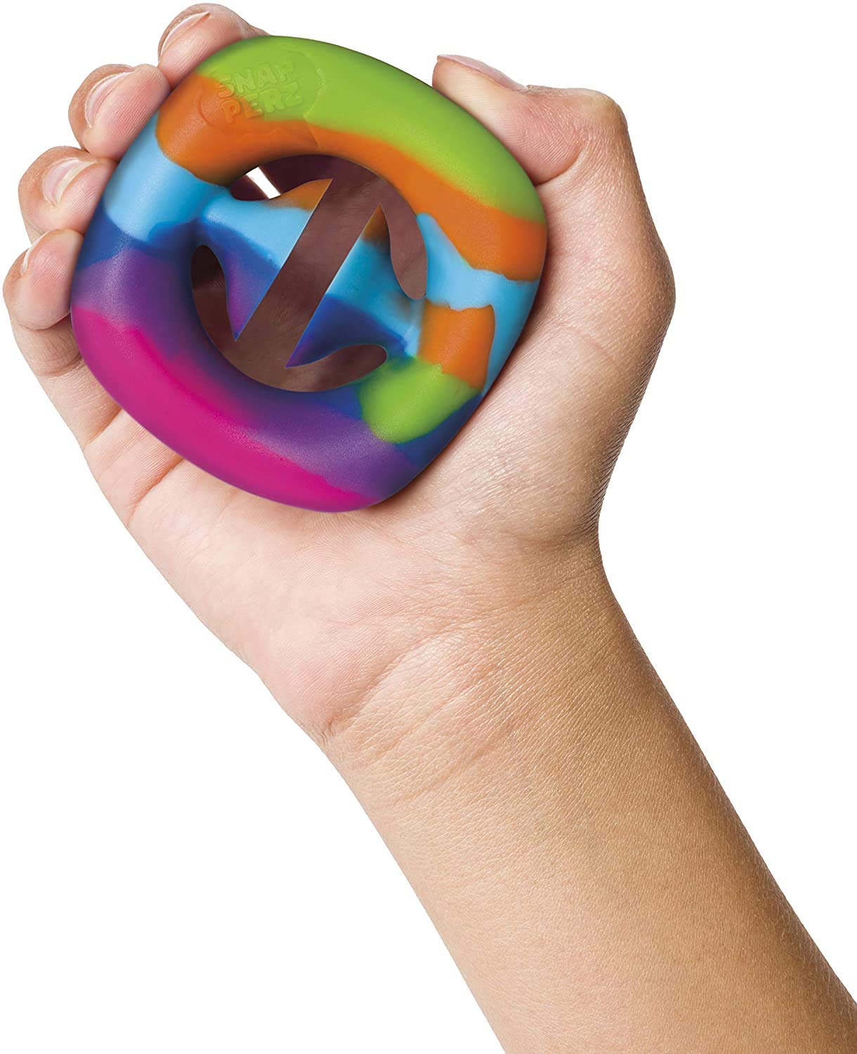 Rainbow Fidget Snapperz Sensory Toy - Squeeze, Snap & Pop for Stress Relief & Focus - Great for ADHD, Anxiety & Classroom Fidgeting - Fun Party Noise Maker & Gift for Kids & Adults