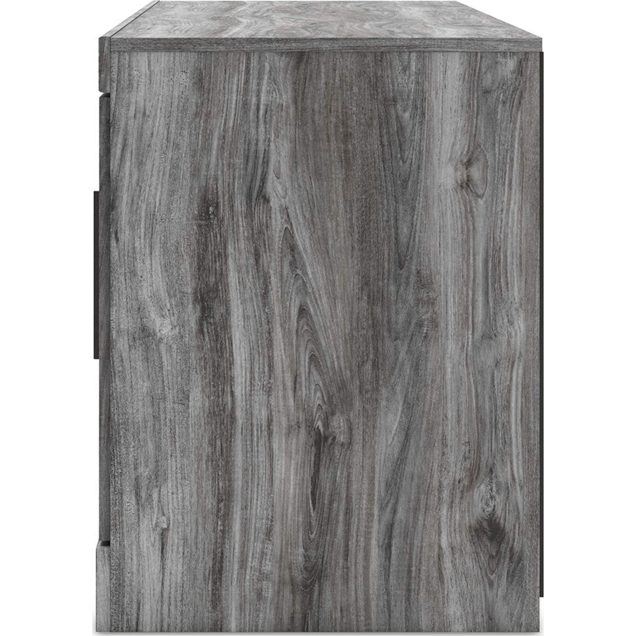 Baystorm TV Stand for Living Room - Modern Gray TV Stand with Storage Shelves, Entertainment Center for Flat Screen TVs up to 65