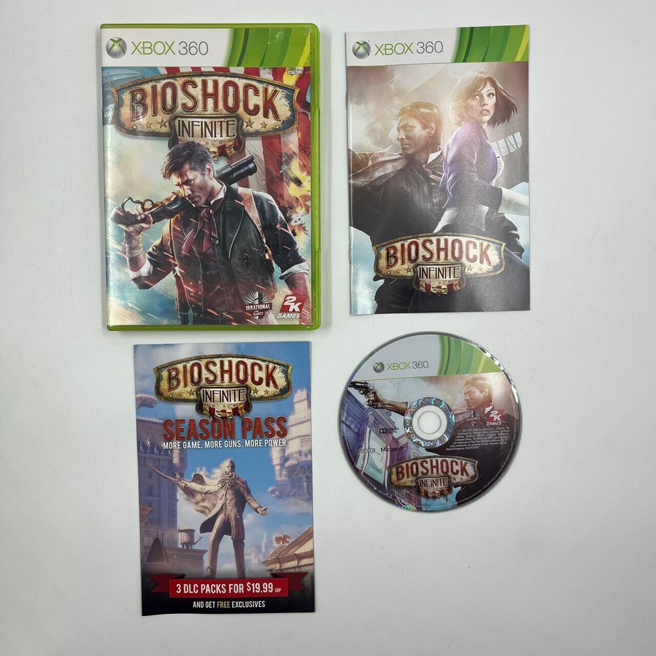 BioShock Infinite Xbox 360 Game with Manual - PAL Version | Action-Adventure Shooter for Xbox 360 | Perfect for Single-Player Story Gaming & Collector's Edition