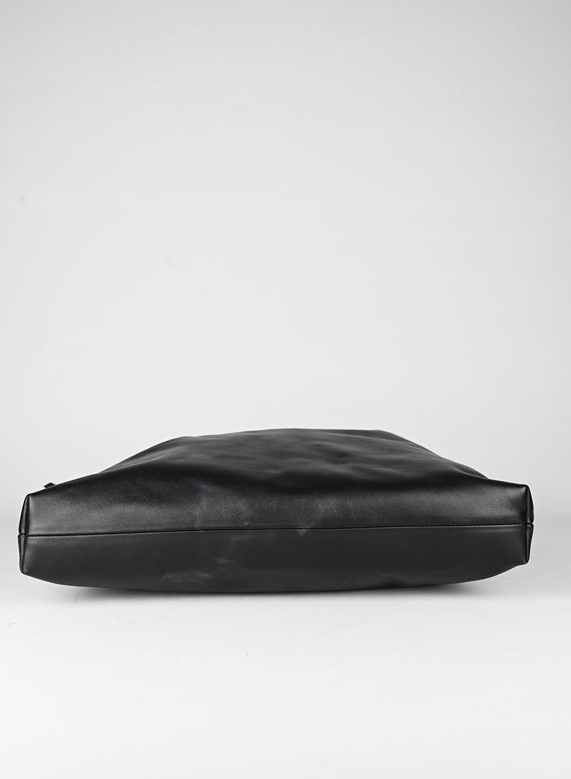 Miu Miu Black Soft Leather Maxi Bag for Women - Luxury Large Shoulder Tote Handbag Perfect for Work, Travel & Everyday Use