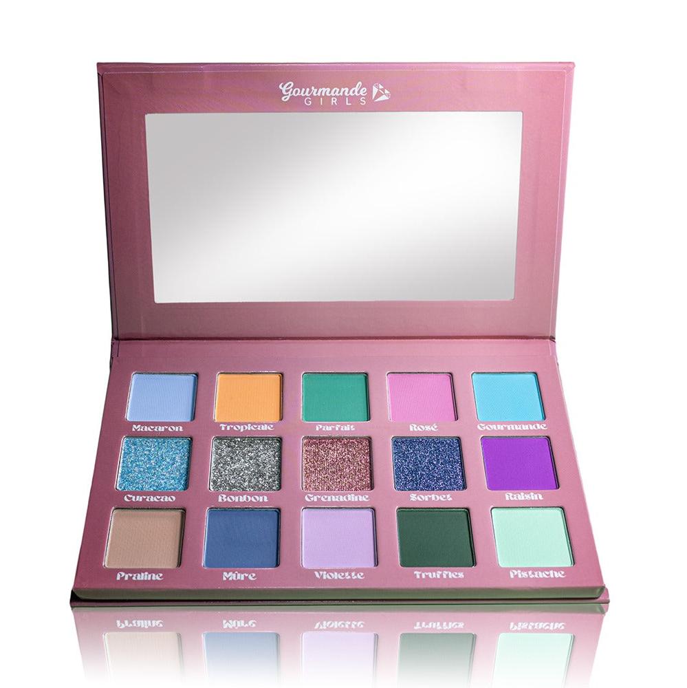 Gourmet Eyeshadow Palette - 12 Highly Pigmented Matte & Shimmer Shades for Professional Makeup | Perfect for Day to Night Looks, Bridal & Party Makeup