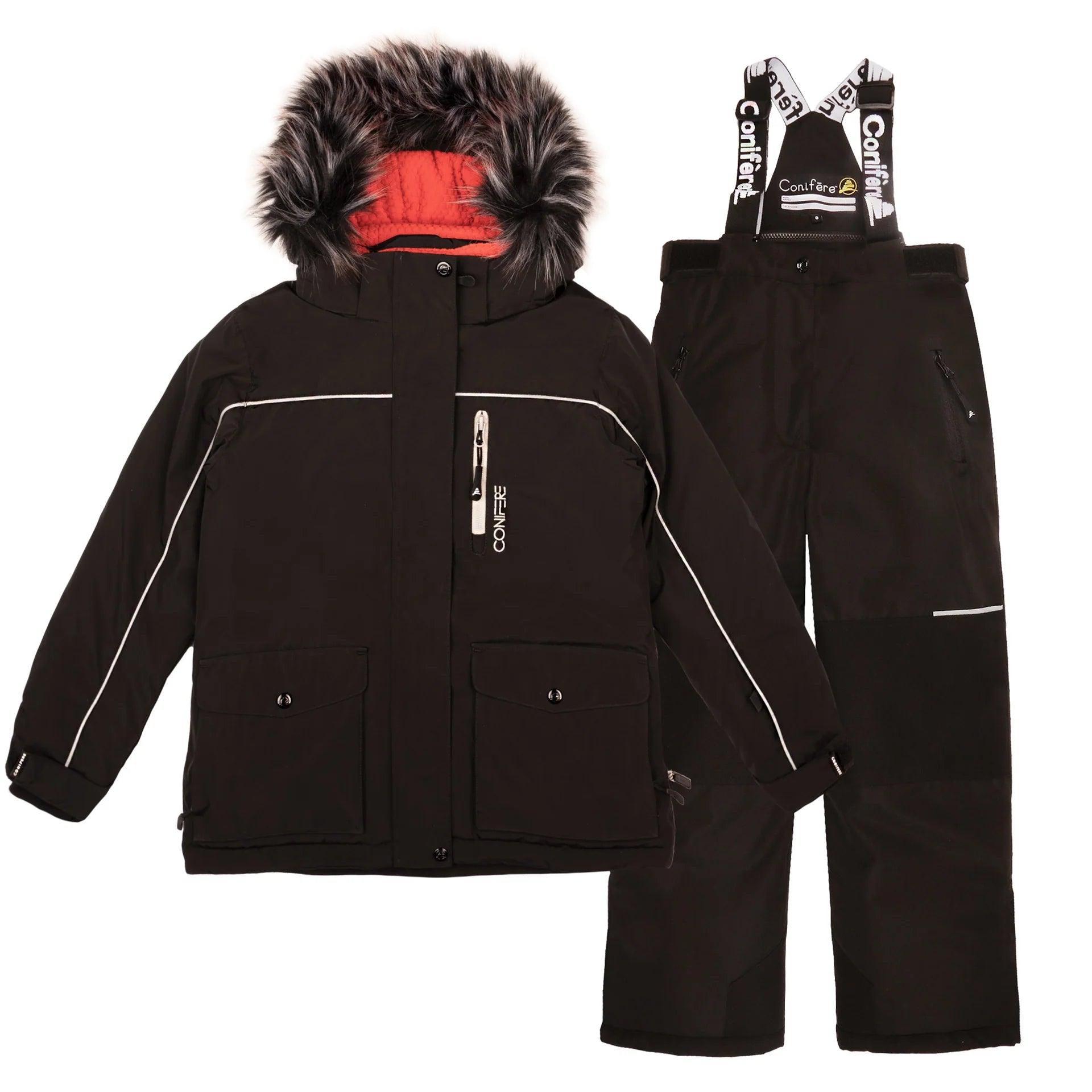 NICOBi Girls Winter Snow Suit - Waterproof Insulated Snowsuit for Kids (Ages 7-16) - Perfect for Skiing, Snowboarding & Outdoor Winter Activities