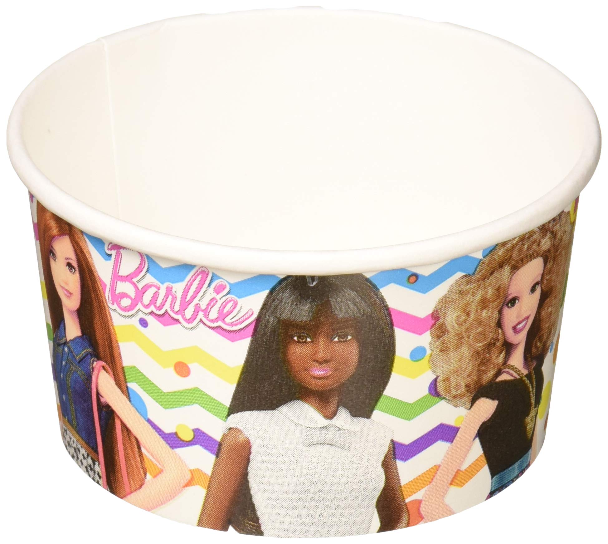 amscan Treat Cups - Barbie Sparkle Collection | 9.5 oz Plastic Party Cups for Birthday, Baby Shower & Bridal Events - Perfect for Candy, Snacks & Desserts