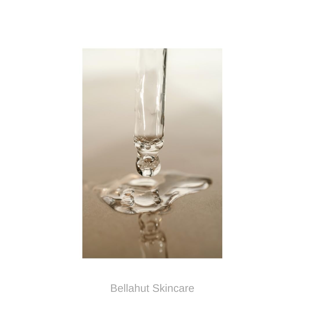 **Bellahut Pure Hyaluronic Acid Face Serum with MATRIXL 3000 & Acetyl Hexapeptide-3 – Anti-Aging Collagen Booster, Deep Wrinkle Treatment & Intense Hydration (1oz, 4oz, 16oz, 32oz, 128oz) – Made in USA – Perfect for Daily Skincare & Nighttime Routine**