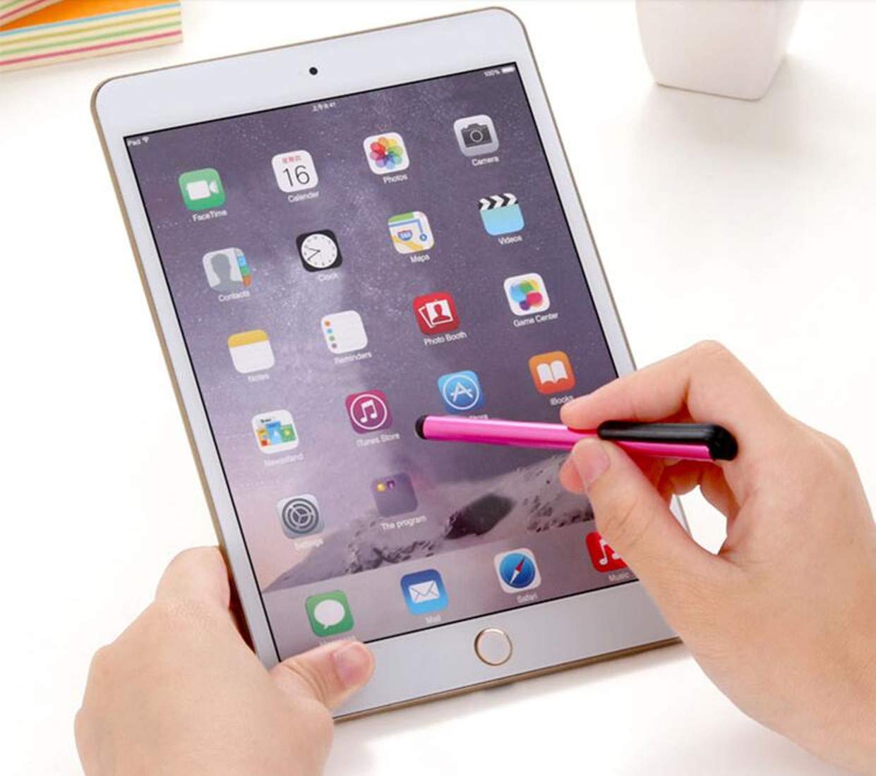 22-Pack Universal Touch Screen Stylus Pen Set - Multi-Colored Capacitive Stylus for iPad, iPhone, Samsung, Kindle & Tablets - Perfect for Drawing, Note-Taking & Digital Signatures