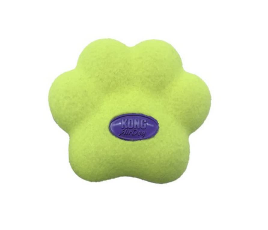 KONG AirDog Squeaker Tennis Ball Dog Toy - Medium Durable Chew Toy for Small & Medium Dogs - Perfect for Fetch, Training & Playtime at Home or Outdoors