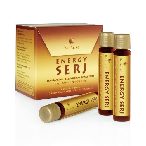 Natural Energy Supplement with Schisandra, Eleuthero & Royal Jelly - Caffeine-Free Vitality Booster for Workouts, Focus & Daily Energy Support