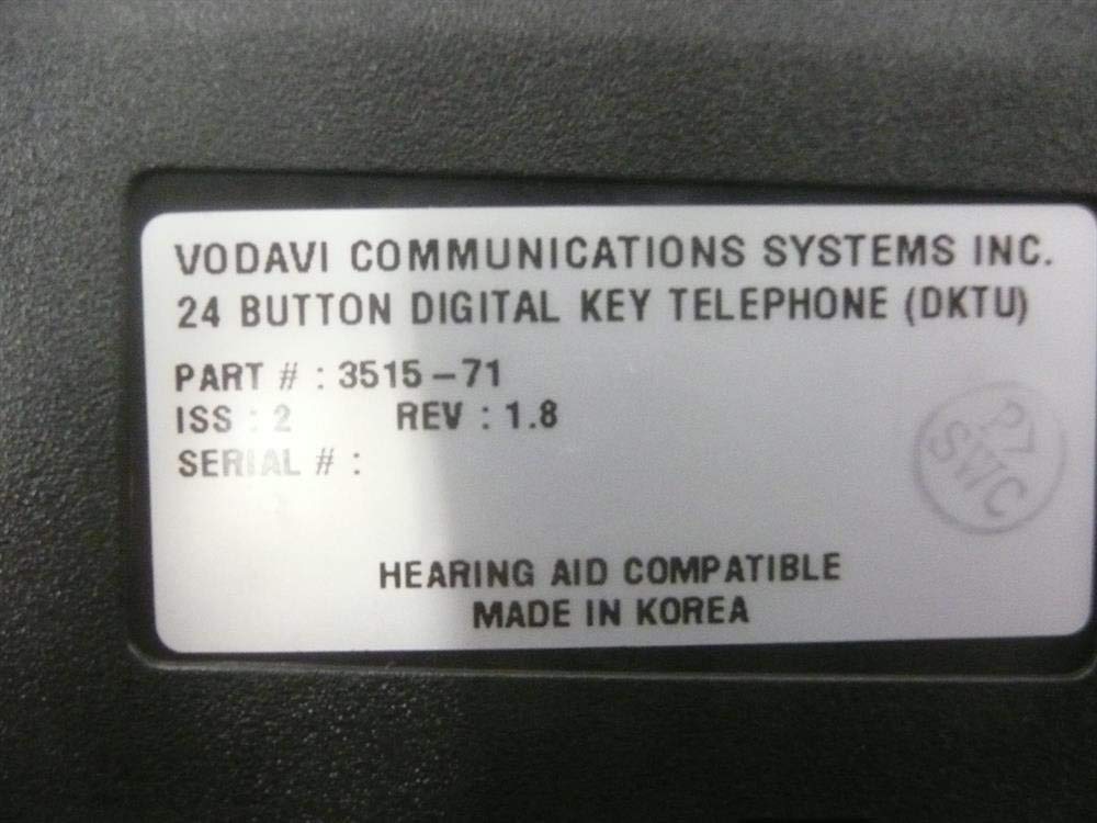 Refurbished Vodavi 3515-71 Vertical Office Phone - Business VoIP Desk Phone with Caller ID & Speakerphone - Perfect for Small Offices & Call Centers