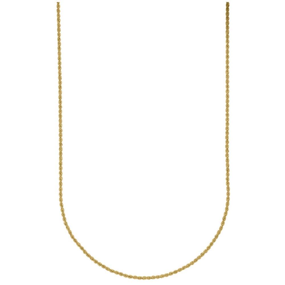 10K Solid Yellow Gold Rope Chain Bracelet or Necklace for Women & Men - Durable Everyday Jewelry for Gifts, Parties, and Special Occasions
