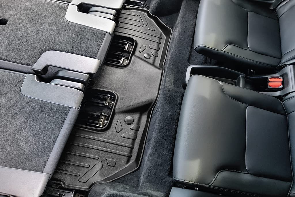 Premium SMARTLINER All-Weather Floor Mats & Cargo Liner Set for 2016-2025 Volvo XC90 (Excluding Plug-in Hybrid) - 3-Row Protection, Durable Black Custom Fit - Perfect for Family Road Trips & Outdoor Adventures
