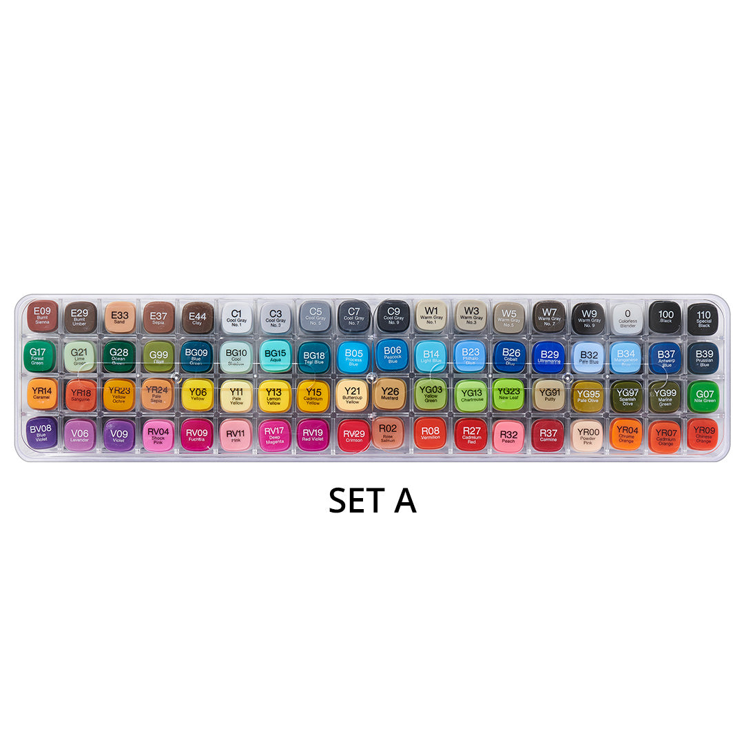 Copic Classic Marker Pen Set of 72 - Professional Alcohol-Based Art Markers for Sketching, Illustration & Manga Drawing - Perfect for Artists, Designers & Crafters