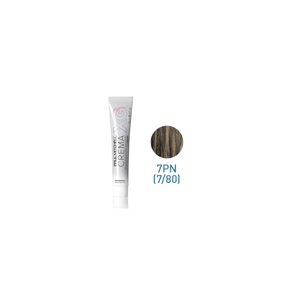 Crema XG Demi 7PN Hair Color - Professional Semi-Permanent Cream Hair Dye for Vibrant, Long-Lasting Results | Perfect for Salon Use & At-Home Hair Coloring