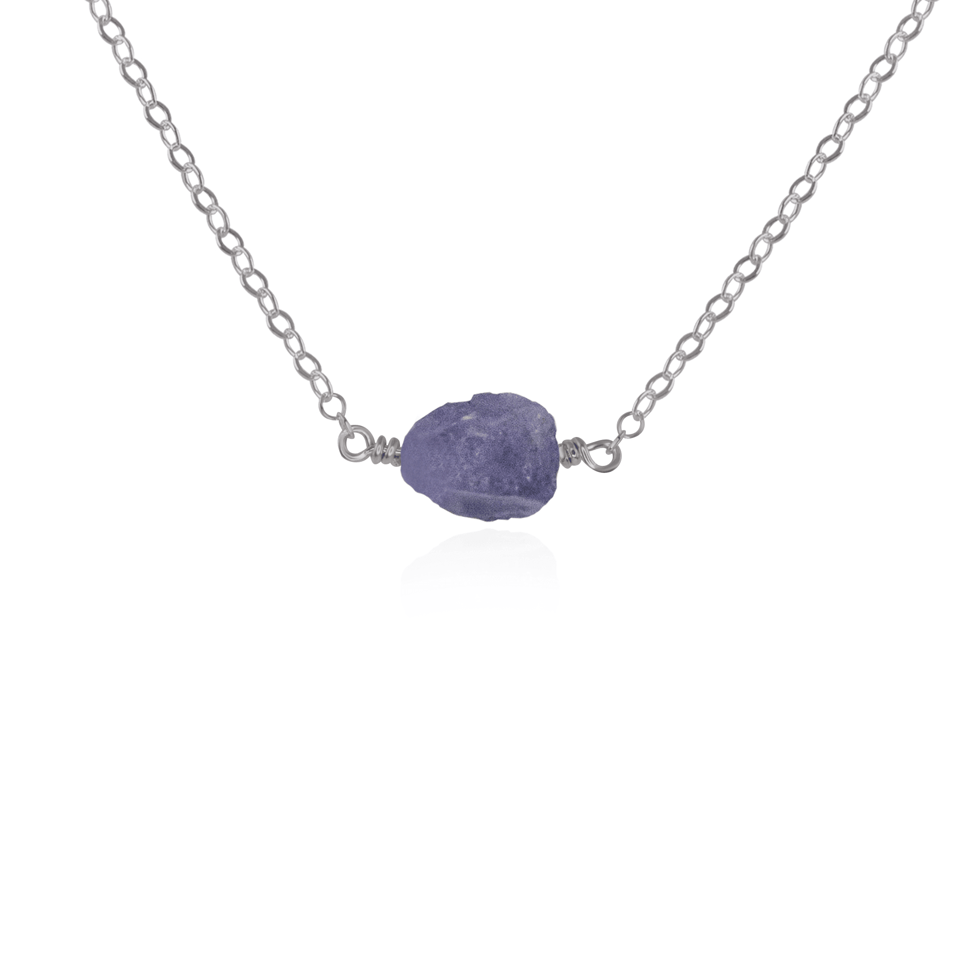 Natural Tanzanite Crystal Pendant Necklace - Raw Tanzanite Gemstone Jewelry for Women, Elegant & Unique Handmade Necklace - Perfect for Gifts, Weddings & Special Occasions
