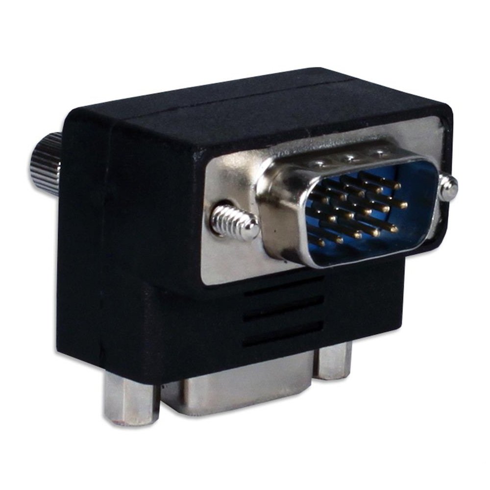 QVS CC388A-MFD VGA Male to Female Adapter - 6 Inch VGA Extension Cable for Computer, Monitor, Projector & HDTV Connections - Ideal for Office, Home Theater & Gaming Setup