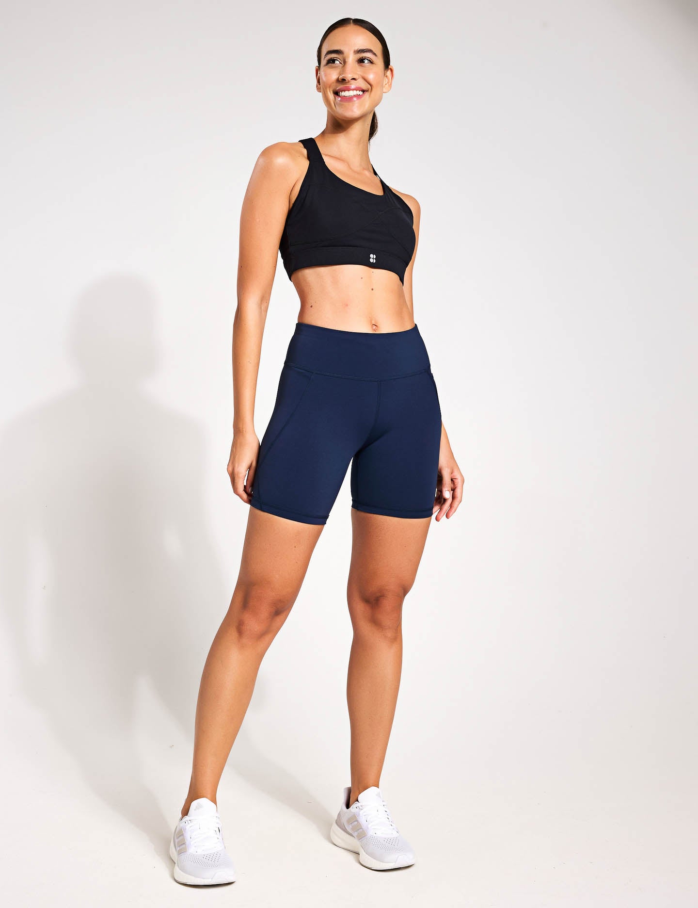 Power 6 Cycling Shorts for Men & Women - Breathable Navy Blue Bike Shorts for Road Cycling, Mountain Biking & Indoor Training