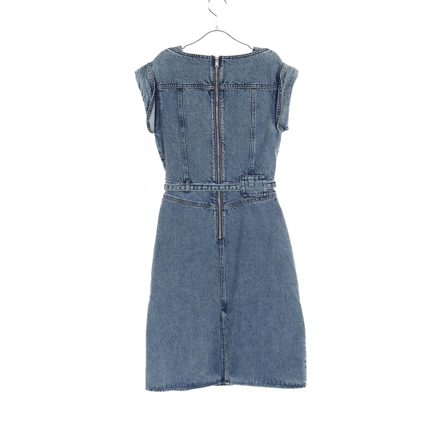 3.1 Phillip Lim Women's Belted Denim Dress - Casual Chic Denim Shirt Dress with Adjustable Waist Belt for Day to Night Wear | Perfect for Office, Date Night & Weekend Outings