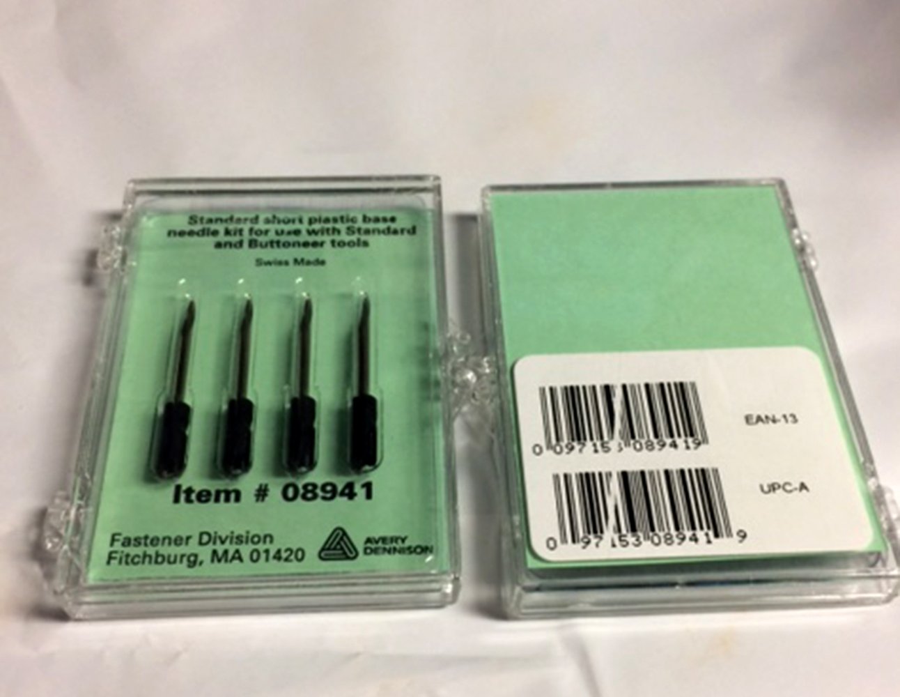 Authentic Avery Dennison Standard Tagging Gun Replacement Needles 08941 (4-Pack) - Perfect for Retail, Warehouse & Clothing Labeling