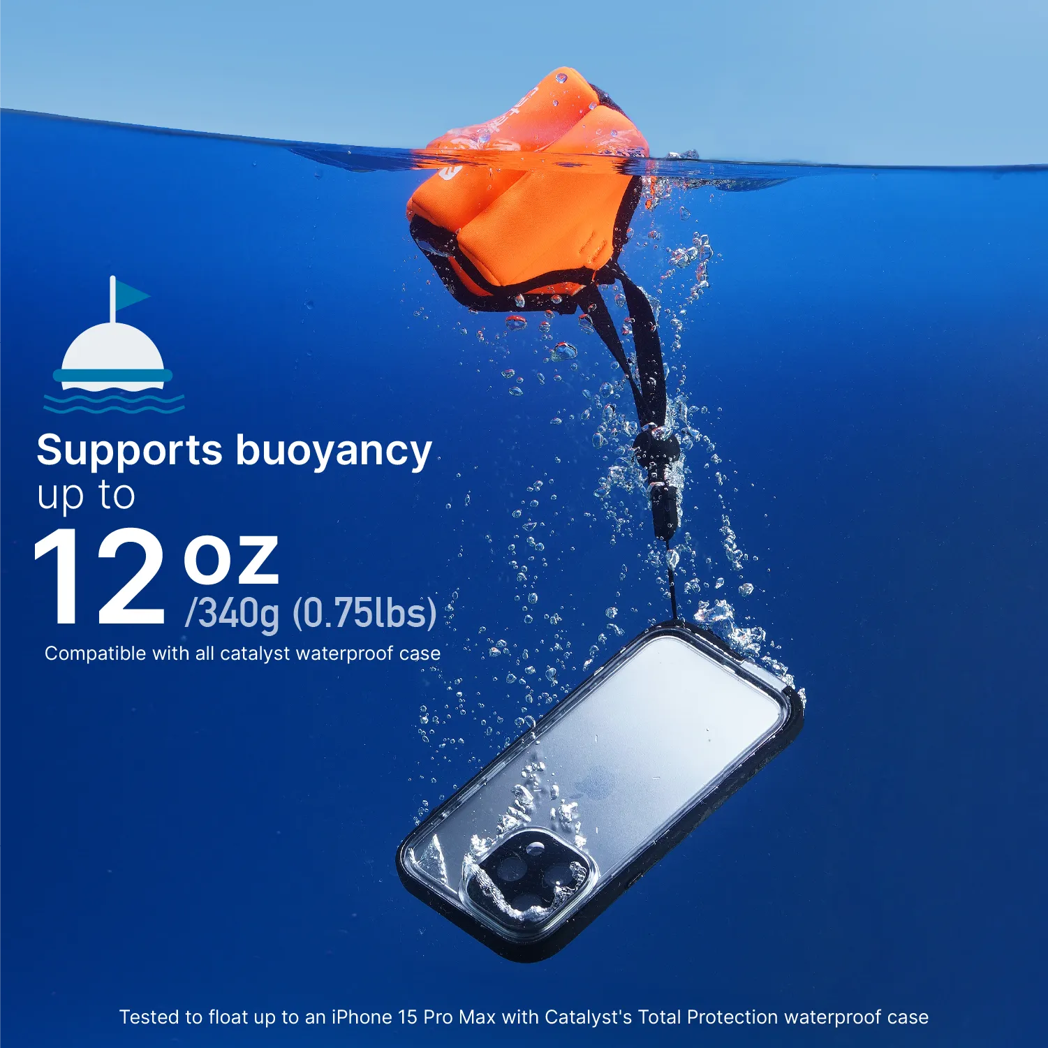Floating Wrist Lanyard - Adjustable Waterproof Safety Strap for Phones, Keys & ID Cards - Perfect for Swimming, Boating & Outdoor Activities