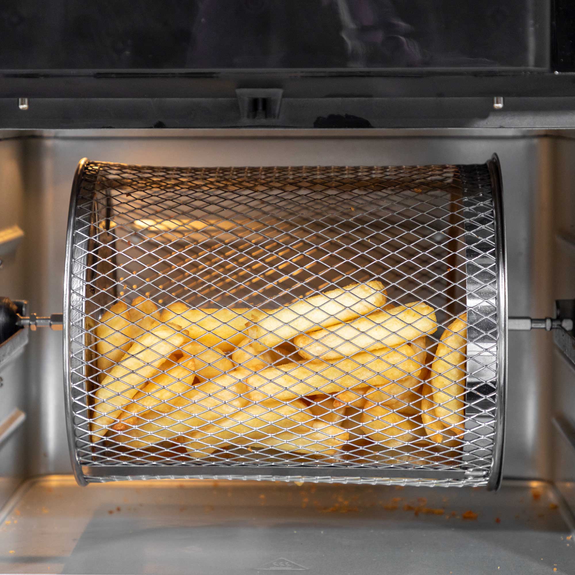 Baridi 1500W 12L Large Air Fryer with Rotisserie & Grill - 10-in-1 Multi-Function Oven with Accessory Kit - Perfect for Family Cooking, Healthy Meals & Party Snacks