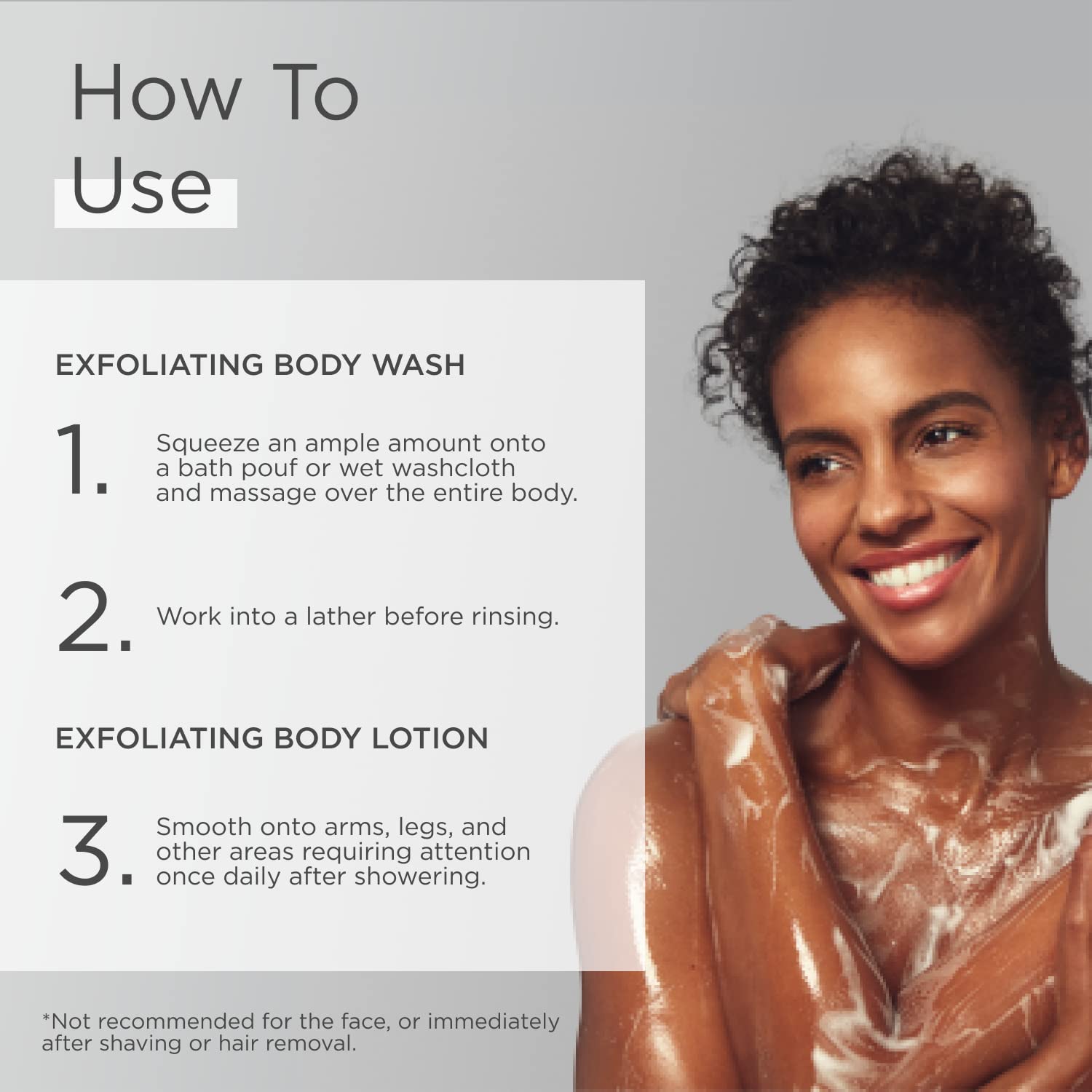 Glytone KP Kit for Keratosis Pilaris Treatment - Exfoliating Body Wash & Lotion Set with Shower Pouf - Smooth Rough Bumpy Skin, Fragrance-Free Skincare Routine - Perfect for Dry Skin, Body Acne & Chicken Skin Relief - Ideal for Daily Shower & Post-Workout Care